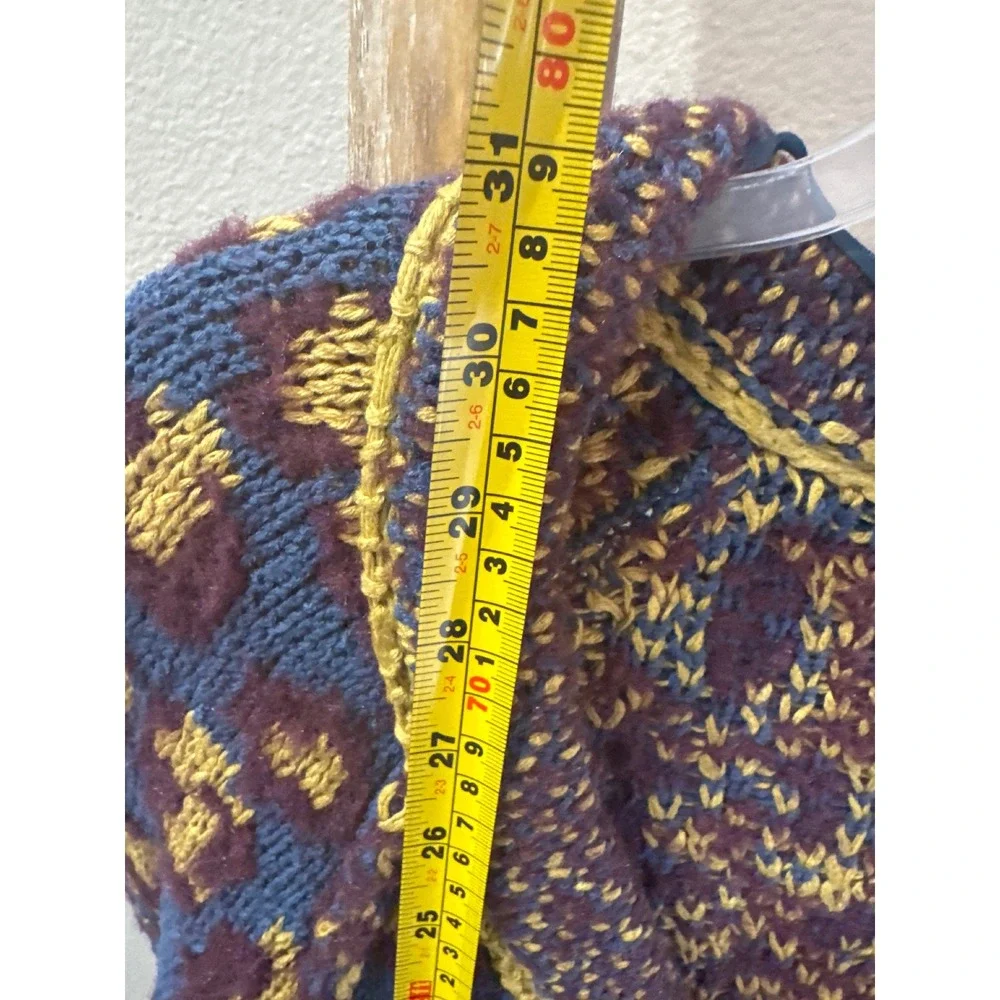 Free People Little Animal Pullover bohemian-inspired women V-neck sweater M NWT